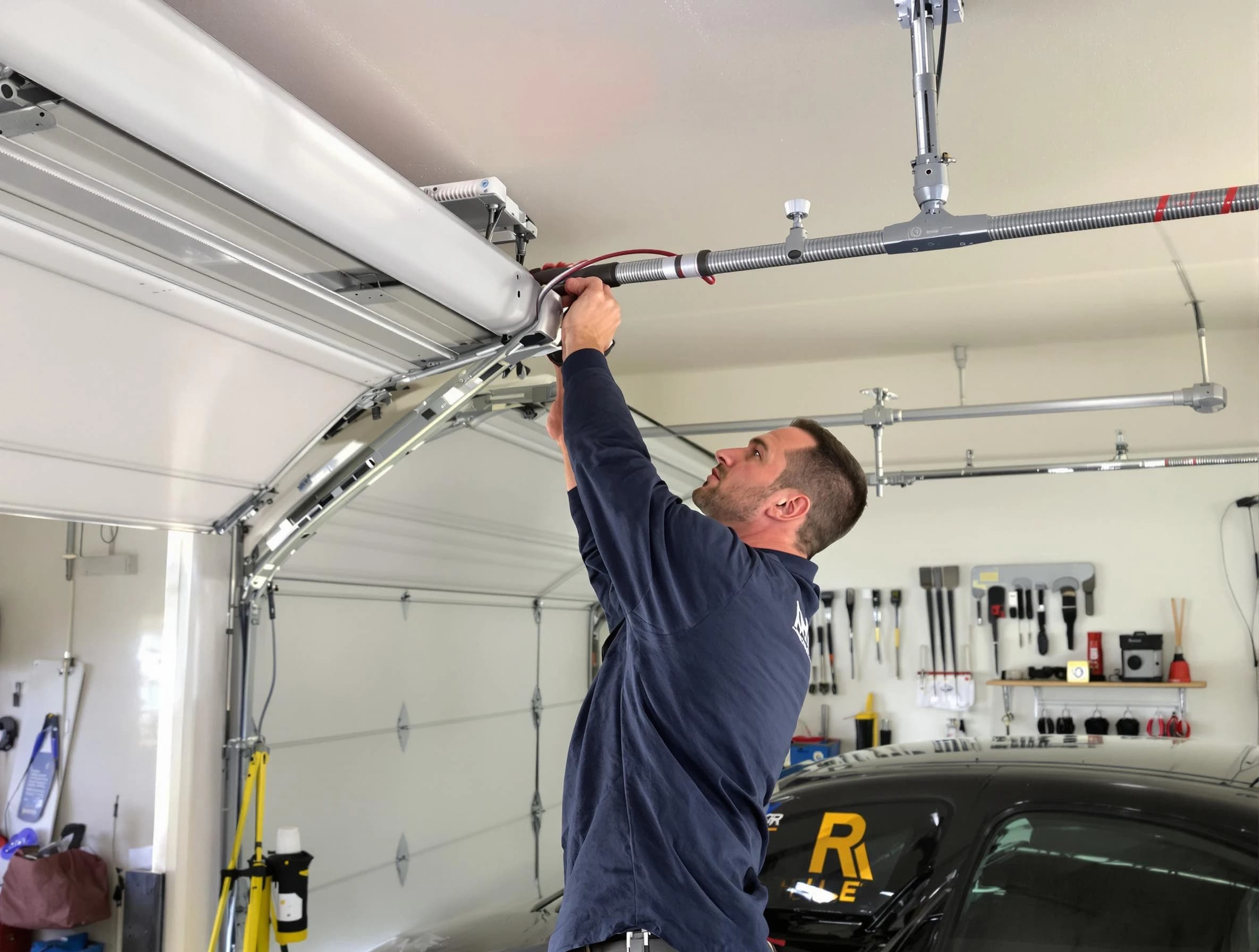 North Decatur Garage Door Repair technician performing garage door cable repair in North Decatur