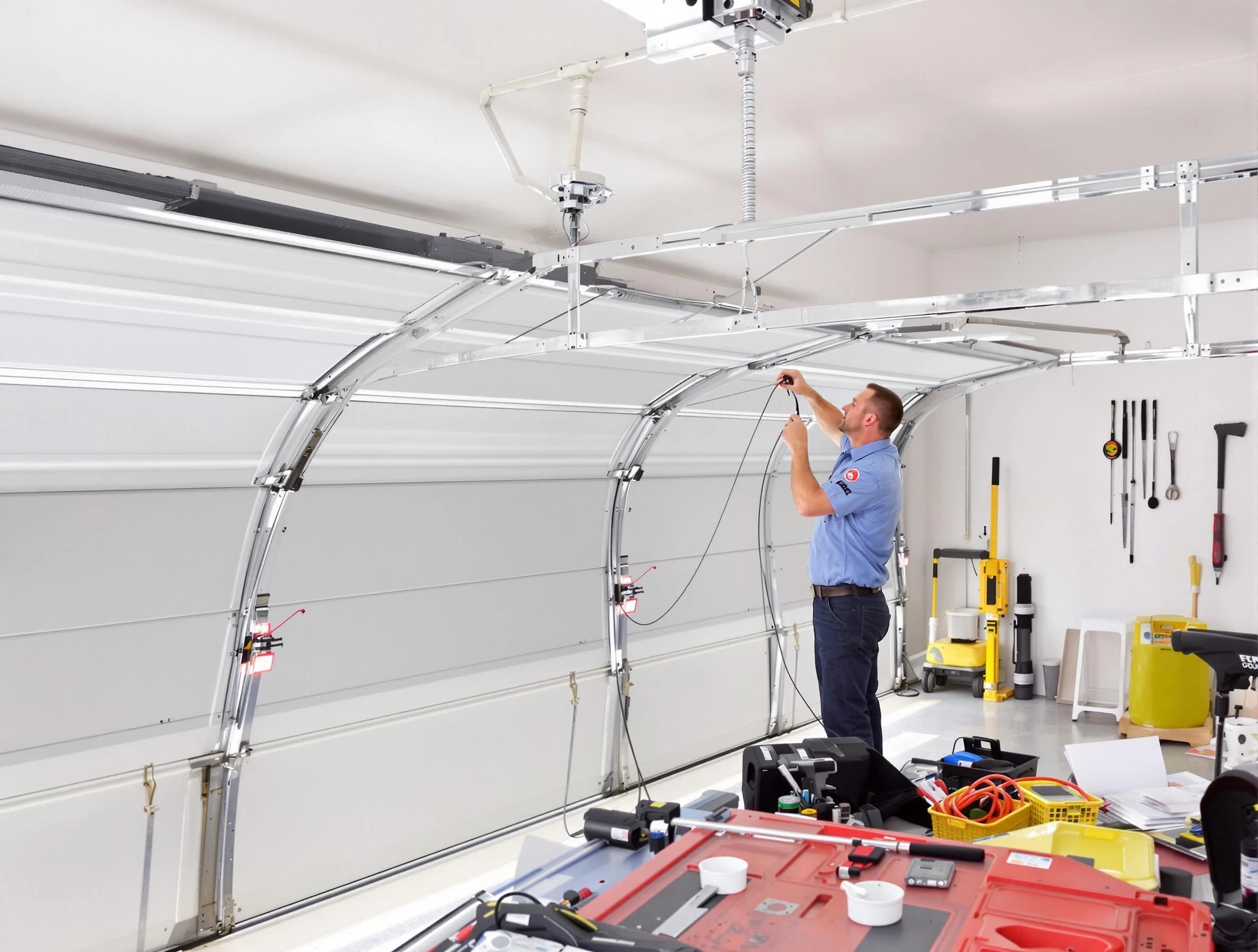 Garage door cable repair service by North Decatur Garage Door Repair in North Decatur