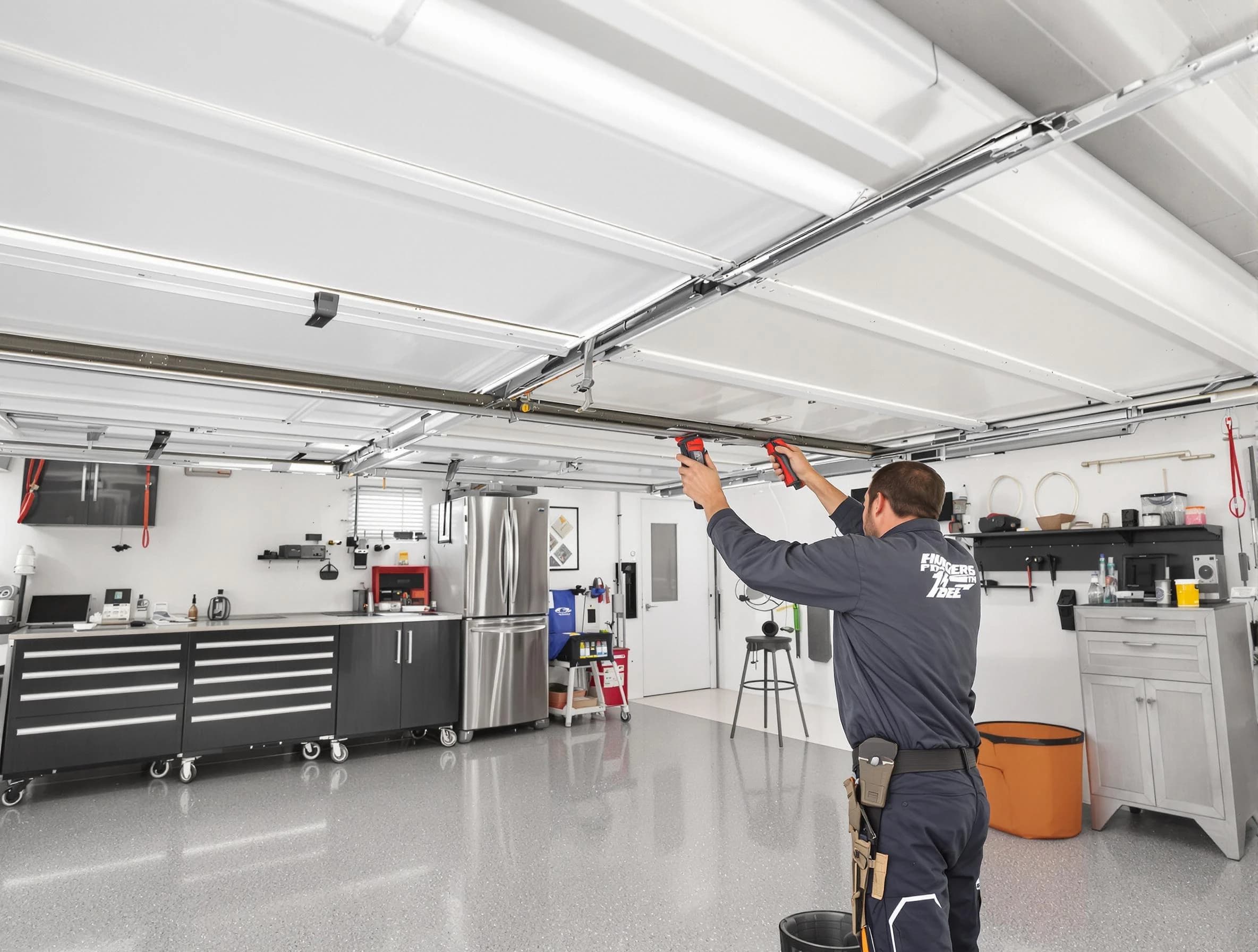 Overhead garage door repair service by North Decatur Garage Door Repair in North Decatur