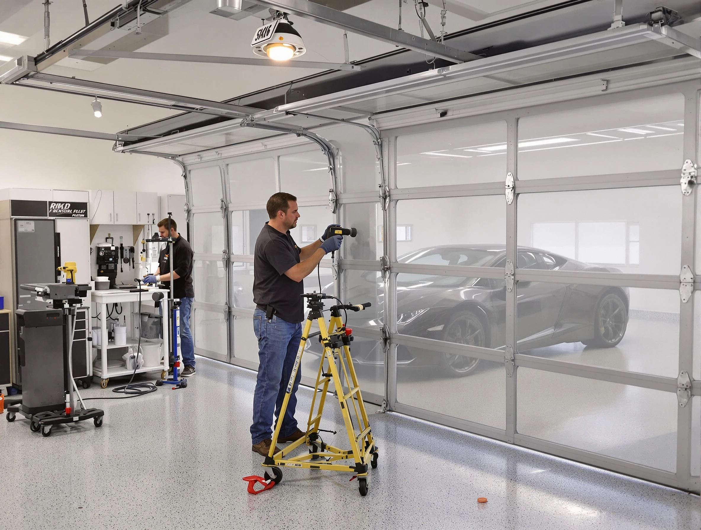 Garage Door Dents Repair in North Decatur