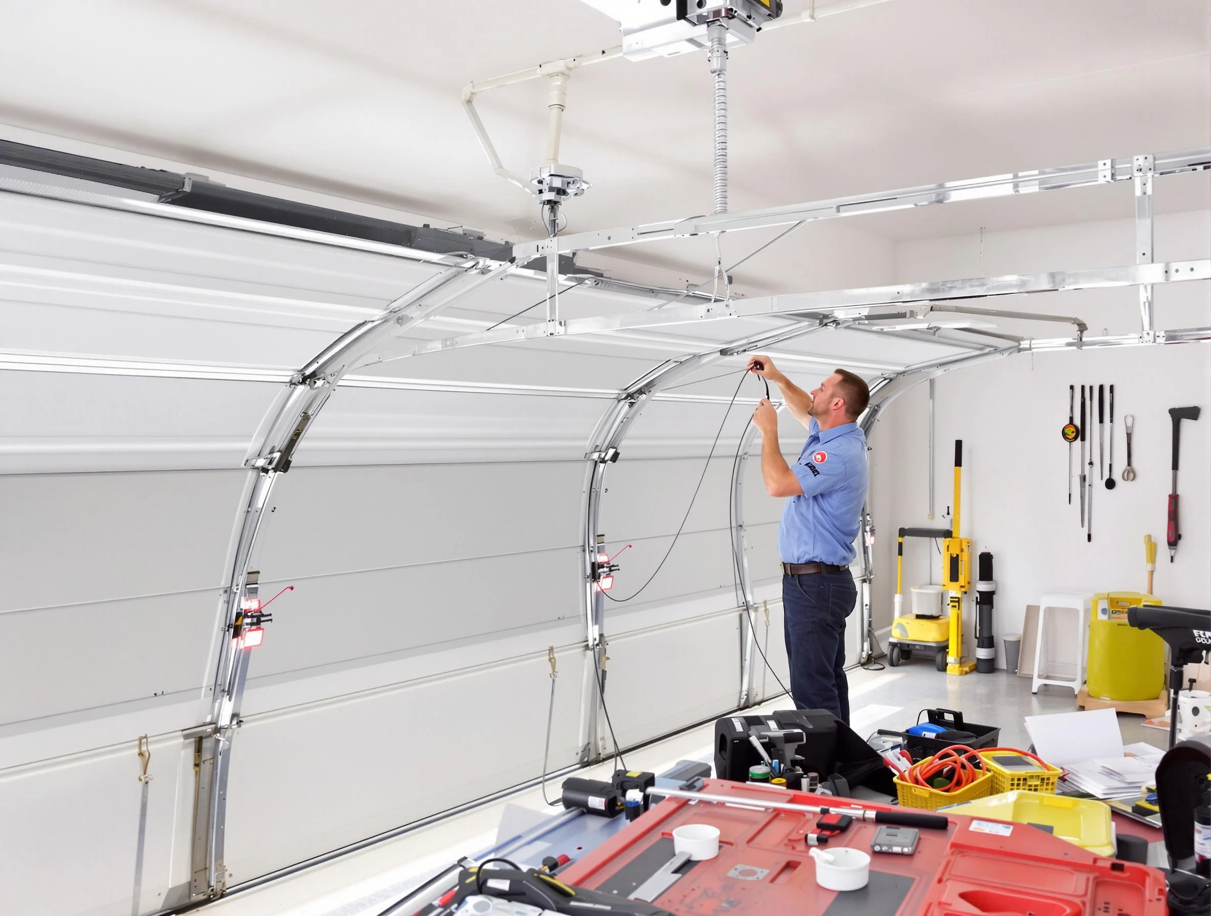 Garage door cable repair service by North Decatur Garage Door Repair in North Decatur