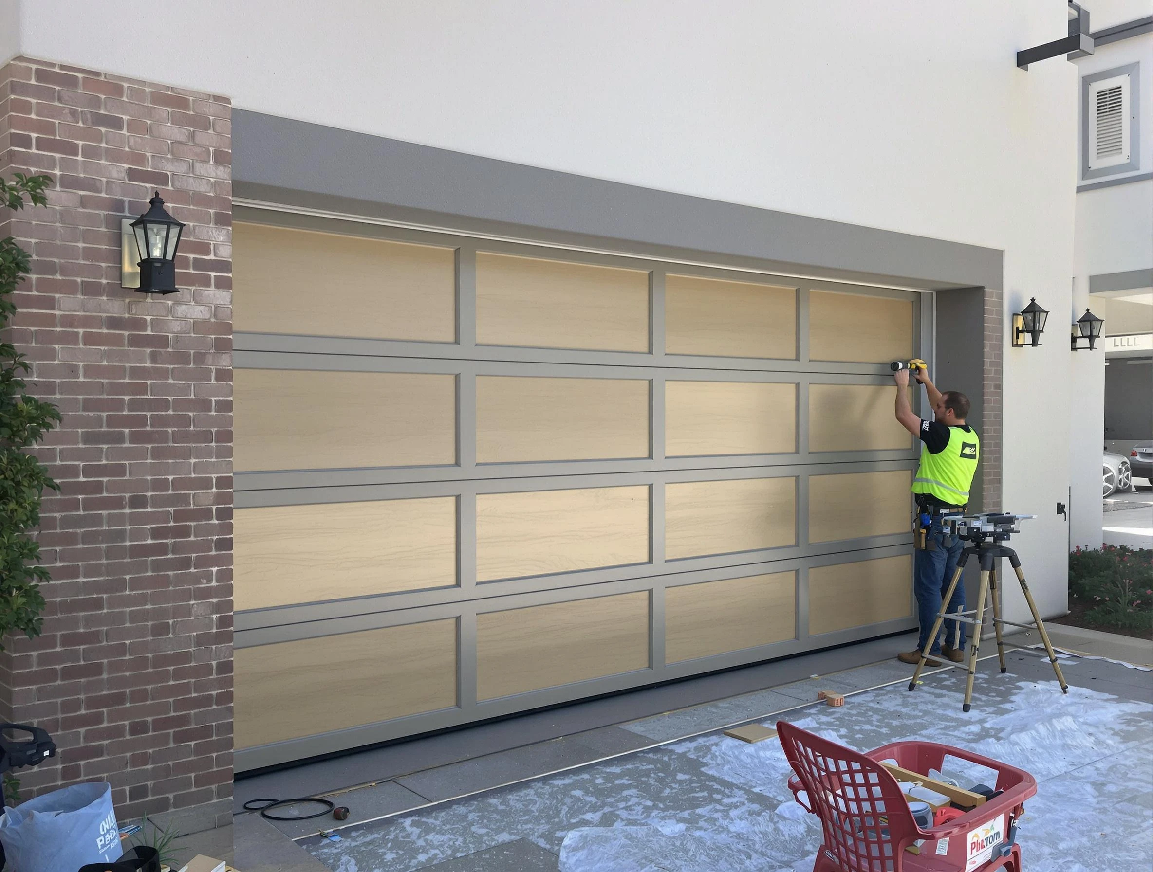 Garage door replacement service by North Decatur Garage Door Repair in North Decatur