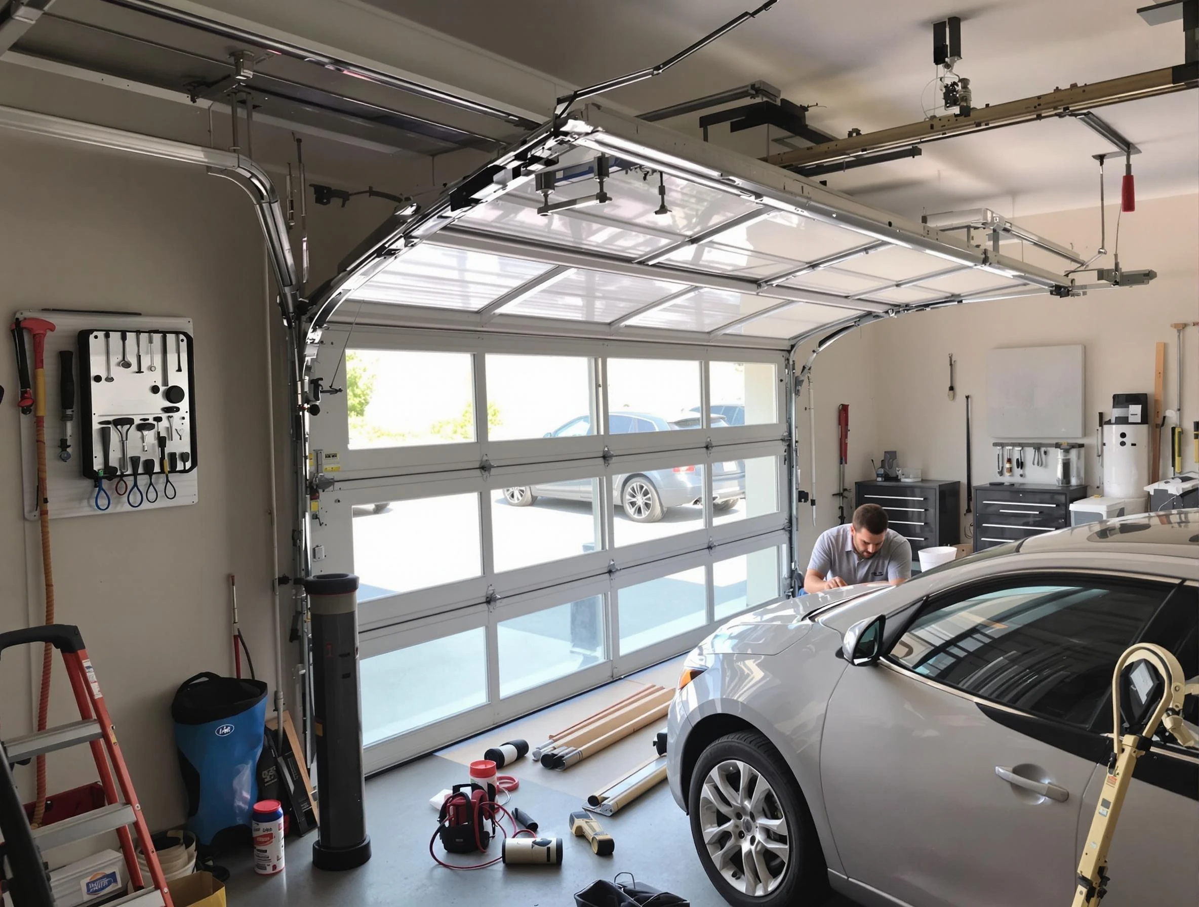 Garage door noise reduction service by North Decatur Garage Door Repair in North Decatur